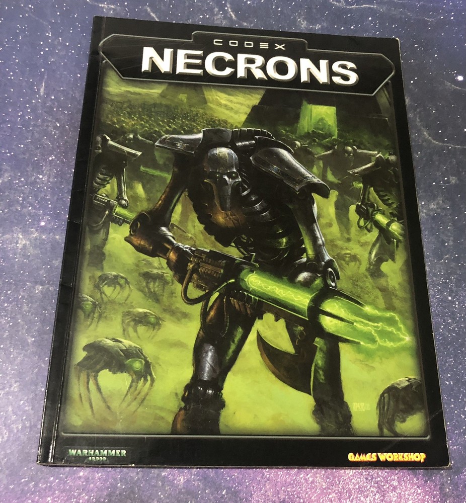 Codex Necrons Games Workshop Warhammer 40K Book 2002
