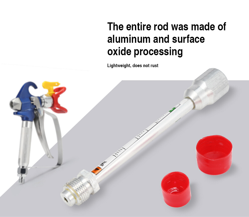 Universal Airless Paint Sprayer Spray Gun Tip Extension Pole Rod 20/30/50cm