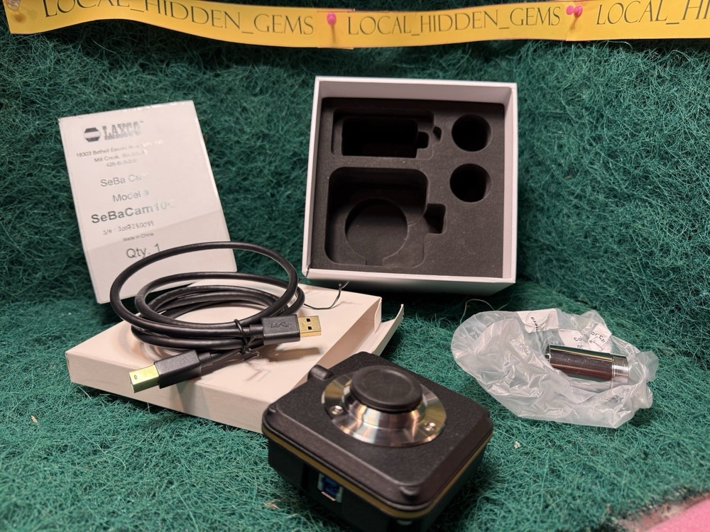 LAXCO SEBACAM10C Digital Microscope Camera 10MP CMOS USB3.0