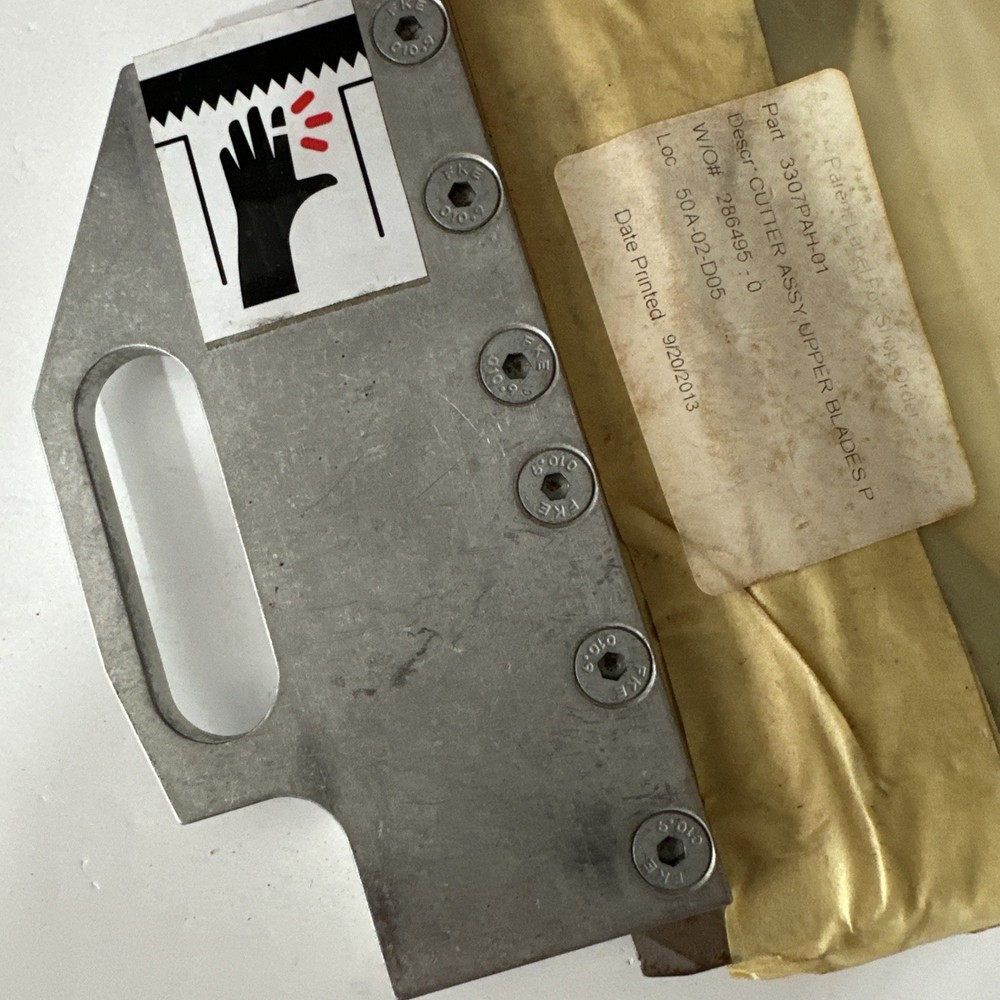 PACKAGING MACHINE CUTTER ASSY UPPER BLADES PACKTIGER - 3307PAH-01
