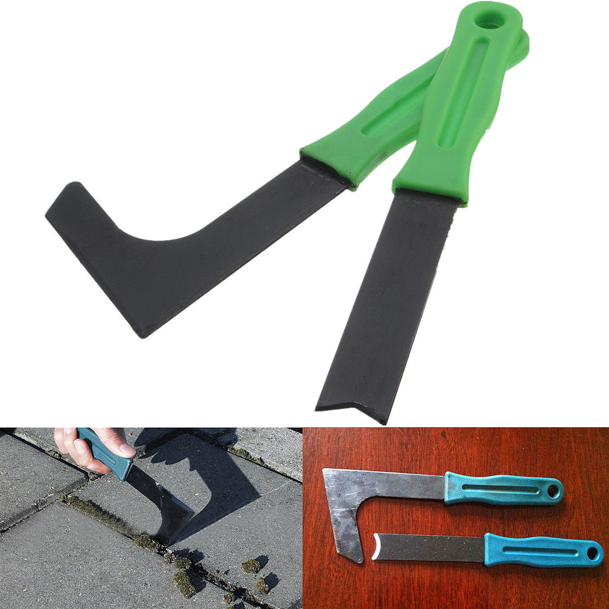 2 Piece Hand Weed Remover Set Removes Weeds and Moss From Stones pavings etc