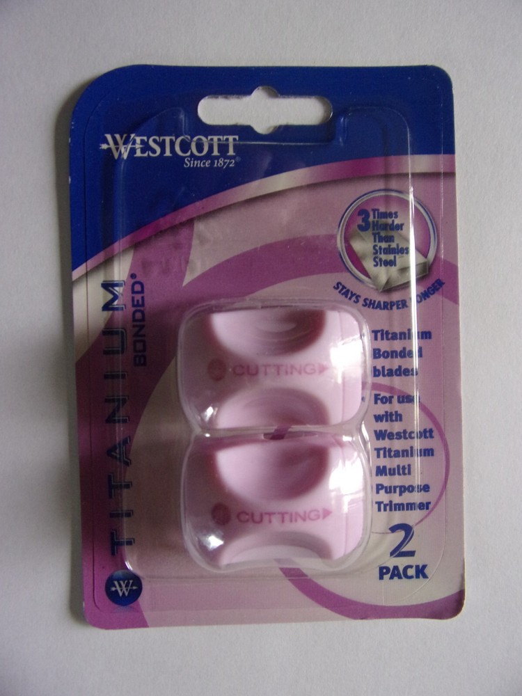 Westcott Titanium Multi Purpose Trimmer Blades - Titanium Bonded Cutting Blade