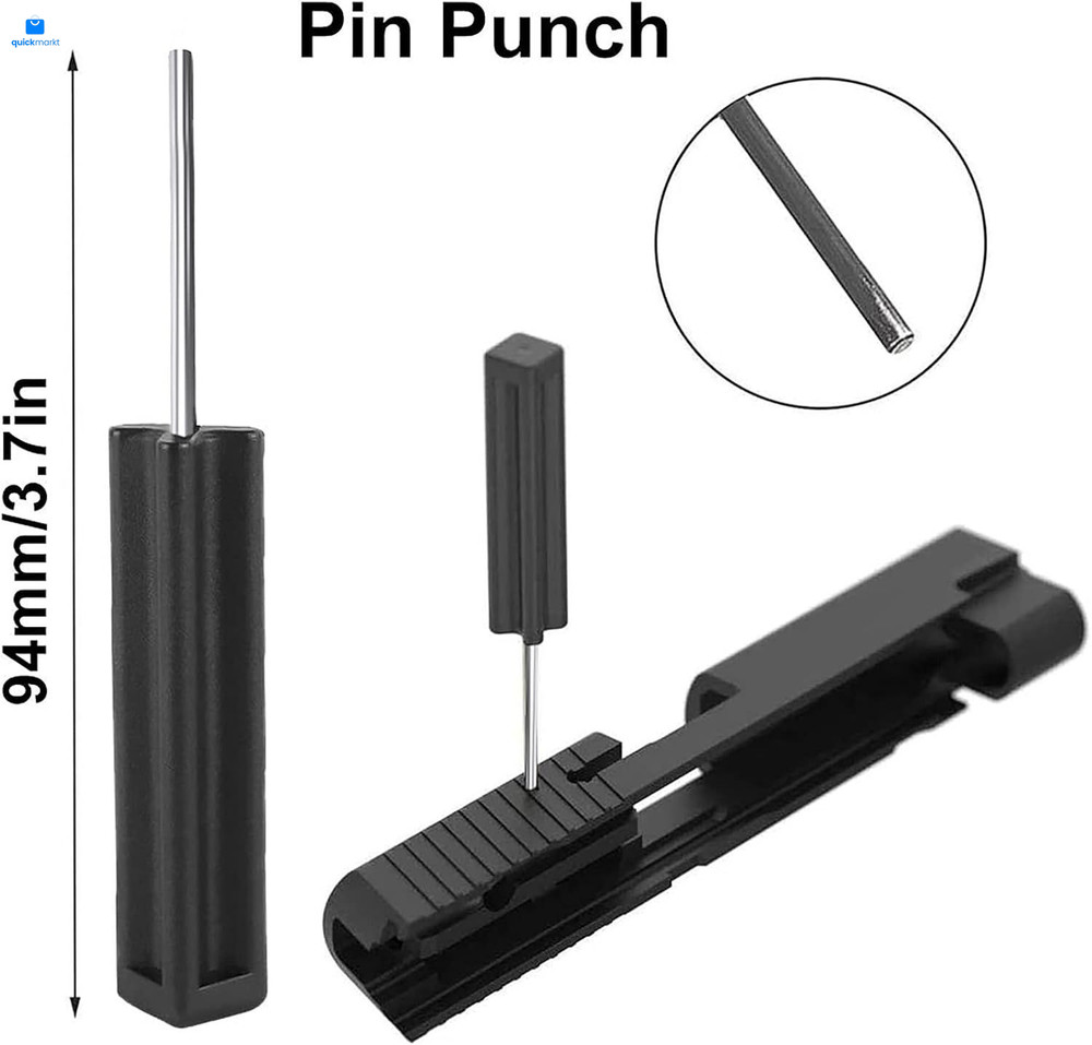 Front Sight Tool for Glock Kit, Disassembly Pin Punch Black