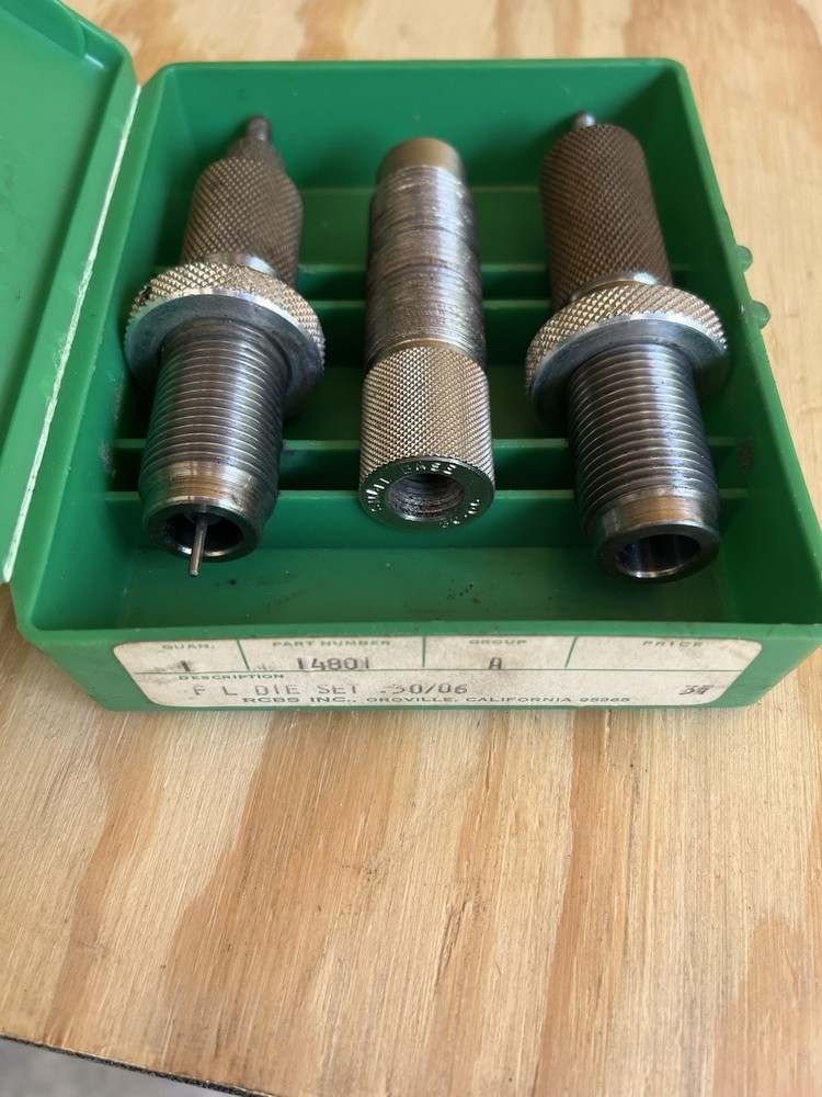 RCBS 30-06 Springfield Full Length FL Reloading Die Set 14801