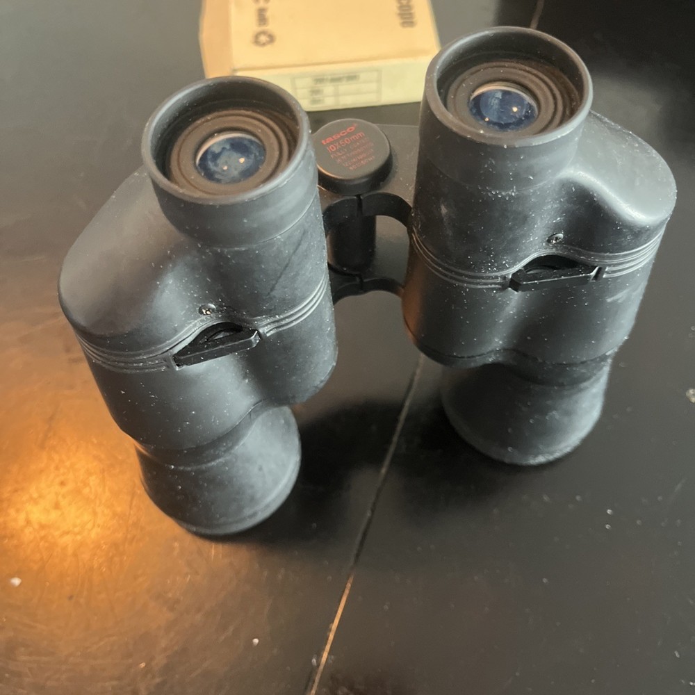 Tasco 10x50 Wide Angle Binoculars InFocus – Tested – black binoculars
