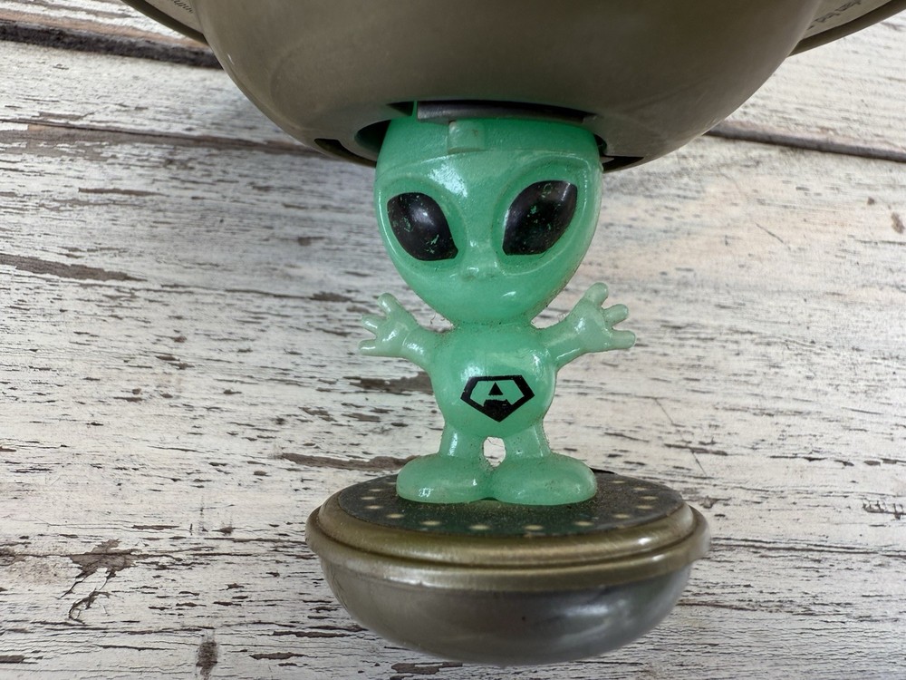 RARE! Candy Invader UFO Spaceship candy vintage , Candy Container 2000 year
