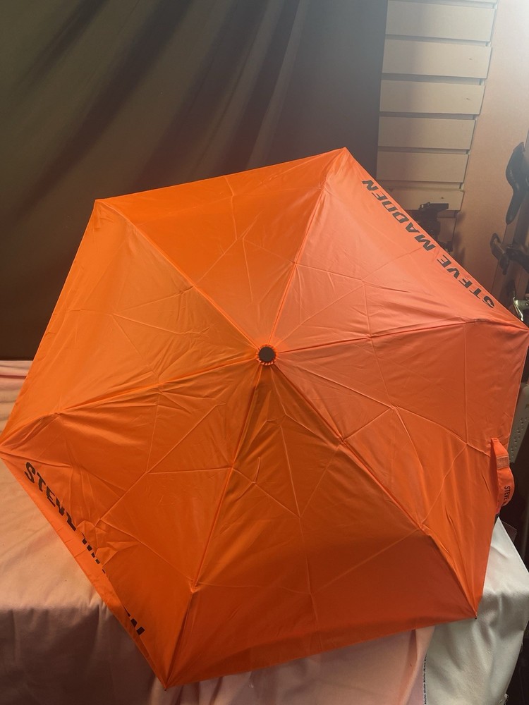 Steven Madden Vibrant Orange Umbrella.