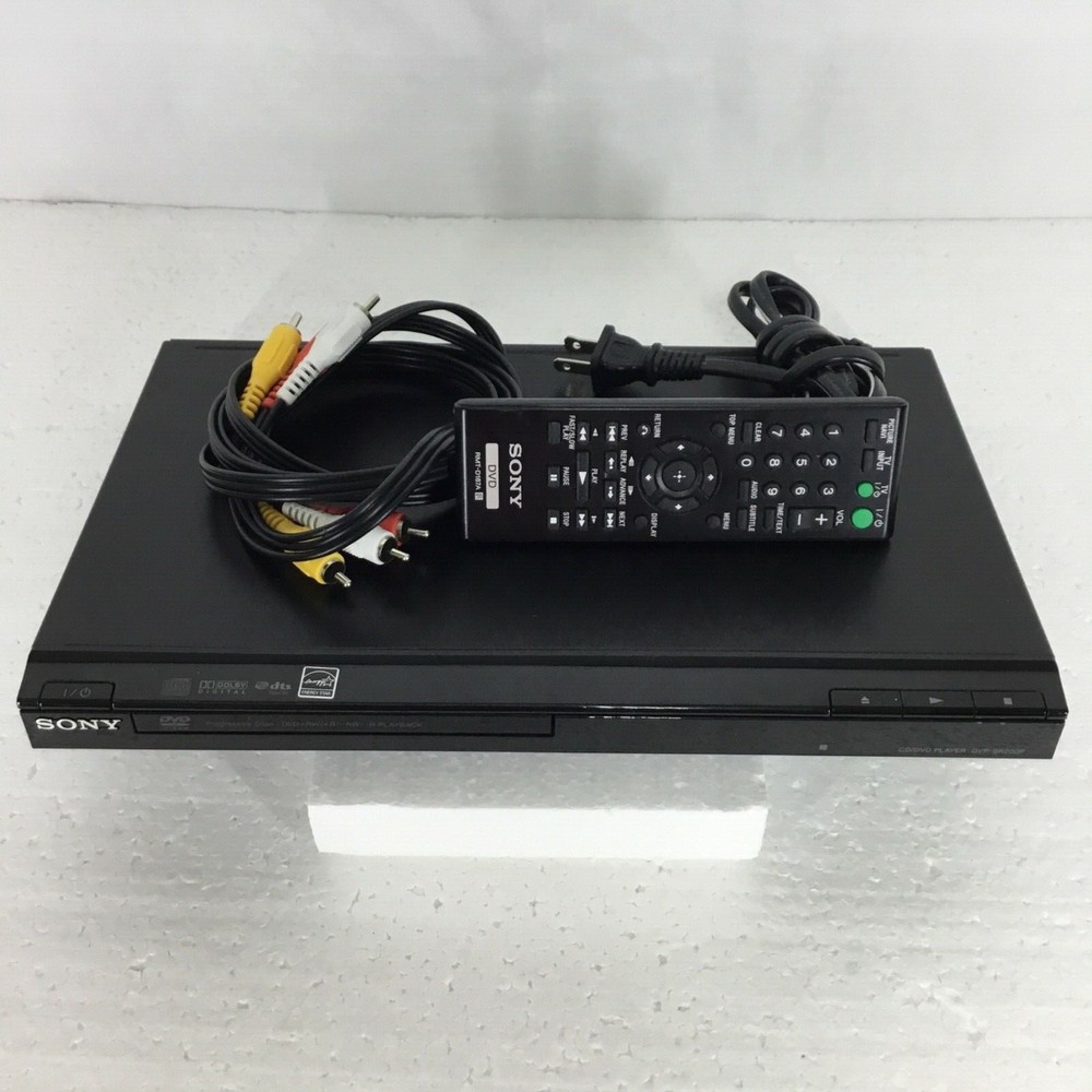 Sony DVP-SR200P Remote & Cables Included CD DVD Player