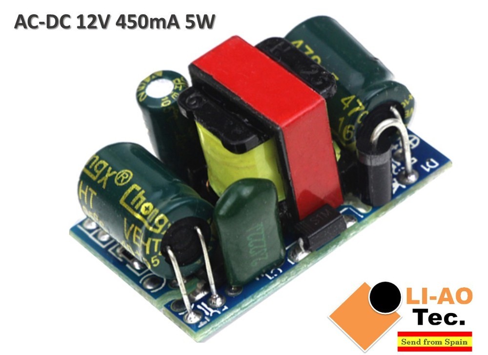 12V 450mA 5W AC-DC Power Supply Buck Converter Step Down Module