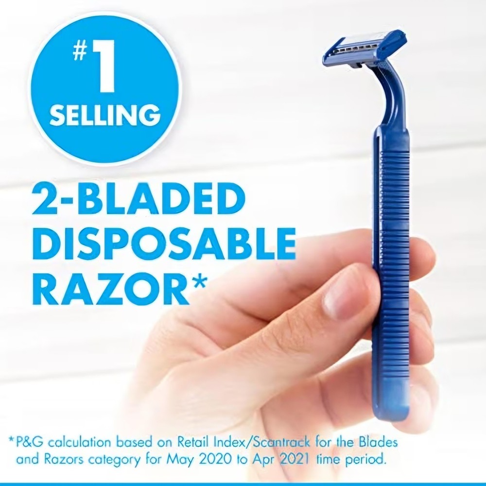 3 Pack Gillette Sensor2 Base Fixed Head Men's Disposable Razors 18ct (54 Total)