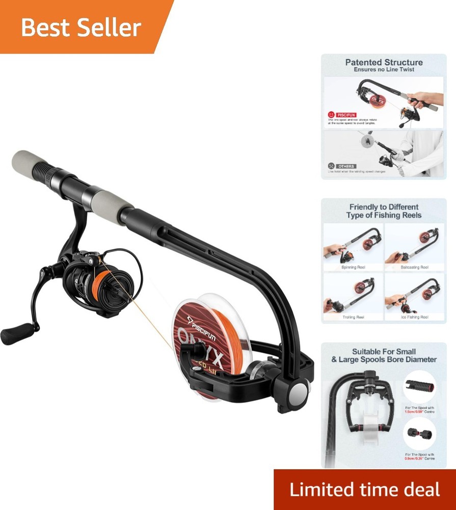 Automatic Fishing Line Winder Spooler - Compact & Efficient Spooling System