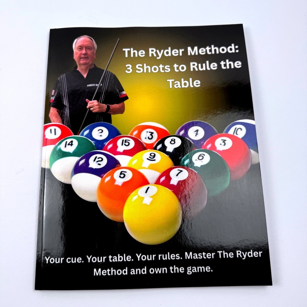 Pocket Predators Ryder Method Billiards Pool Books Mastering 3 Shots to Rule