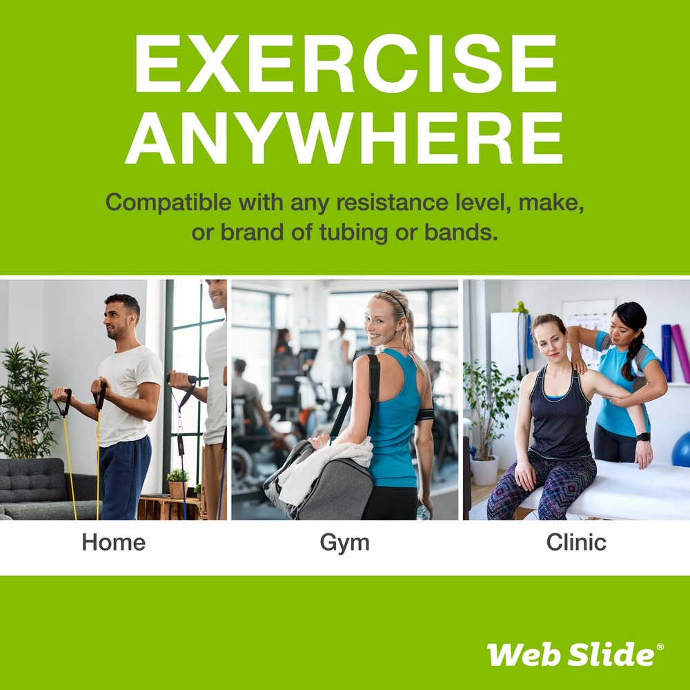 Web Slide-Rubber Saddle Web Anchor Strap - 12 Pack - Perfect for Bands