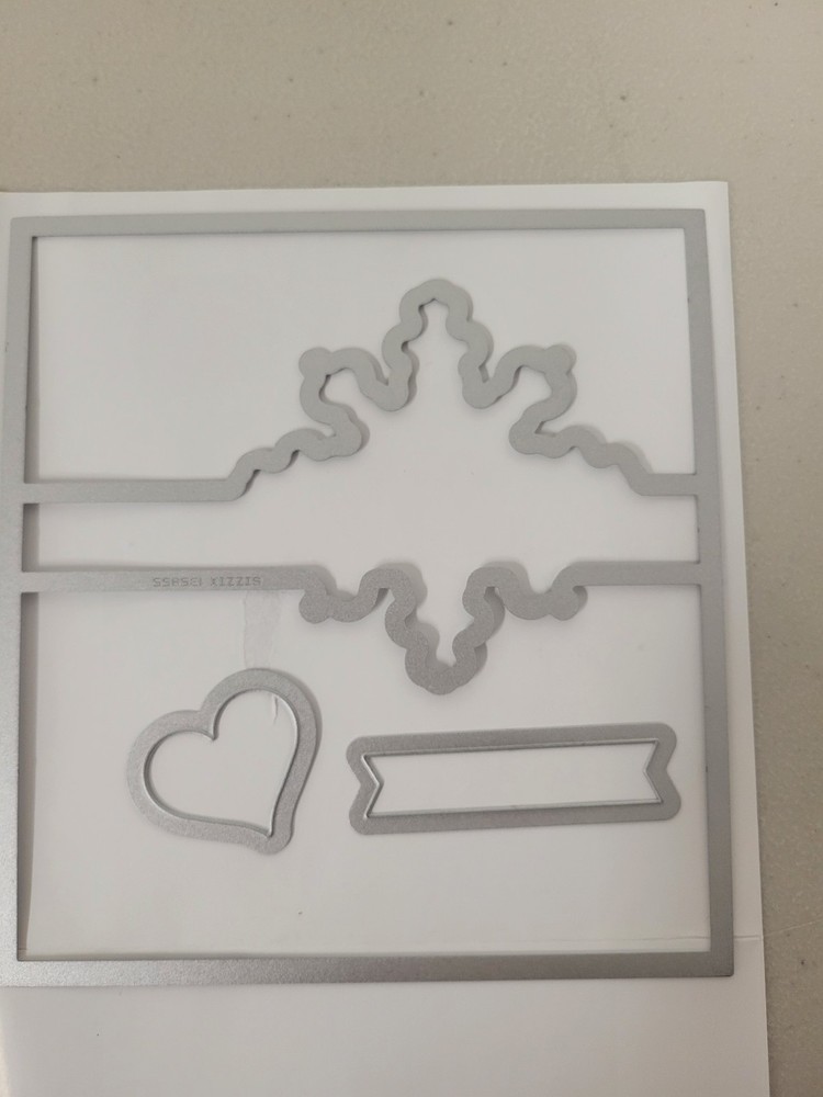 Sizzix Big Shot Stampin Up Snowflake Card Thinlits Die 135855