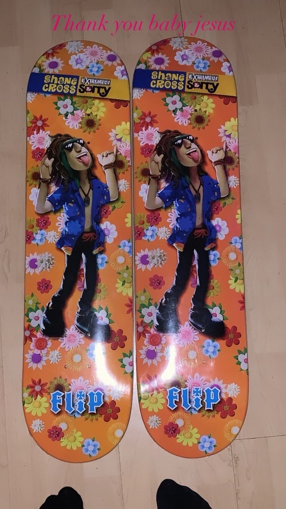 Shane Cross extremely  sorry skateboard deck
