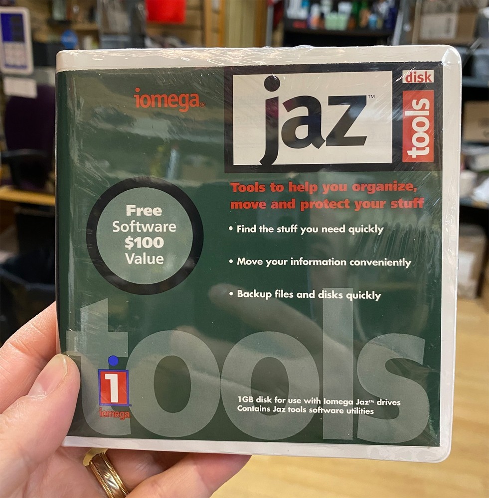 iomega Jaz 1GB Tools & Software Utilities Disk - BRAND NEW (Sealed)