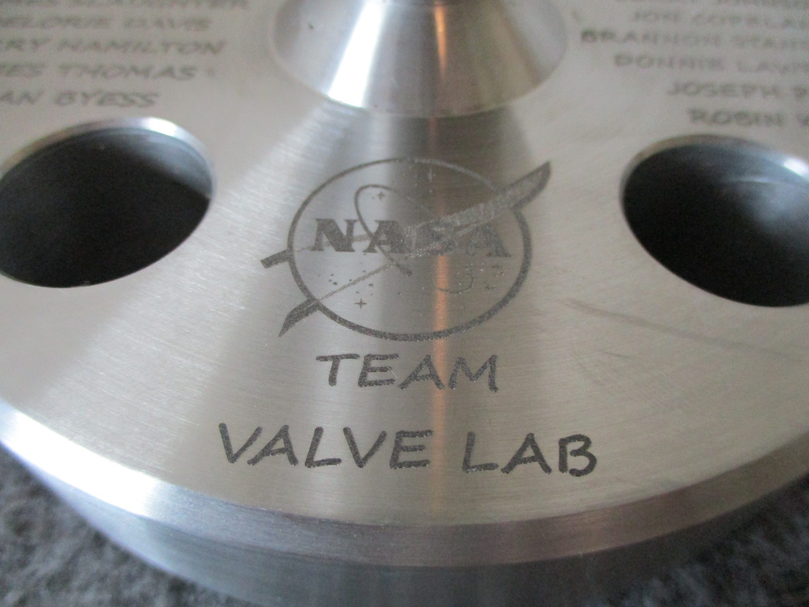 NASA MSFC/STENNIS ROCKET MOTOR TESTING- SLS PROPULSION TEAM VALVE LAB AWARD-RS25