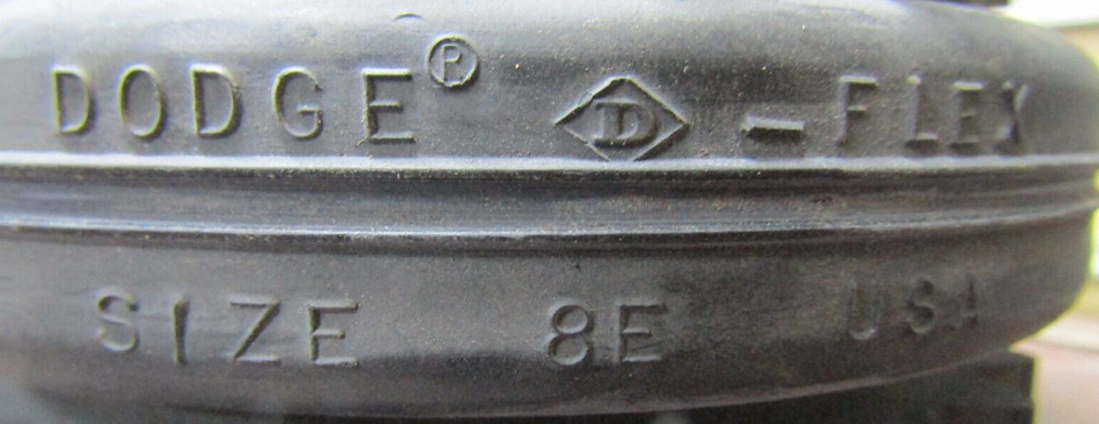 😃 DODGE FLEX COUPLING SLEEVE 8E W/ RING