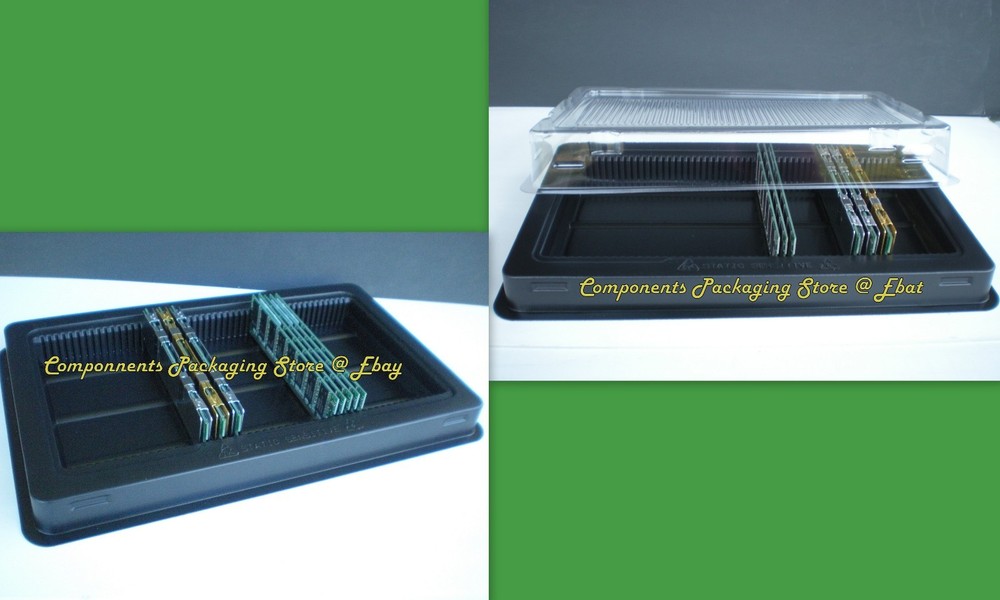 2 - RAM DRAM Tray-Container Box For Server PC Memory DIMM Modules - Fits 100 NEW