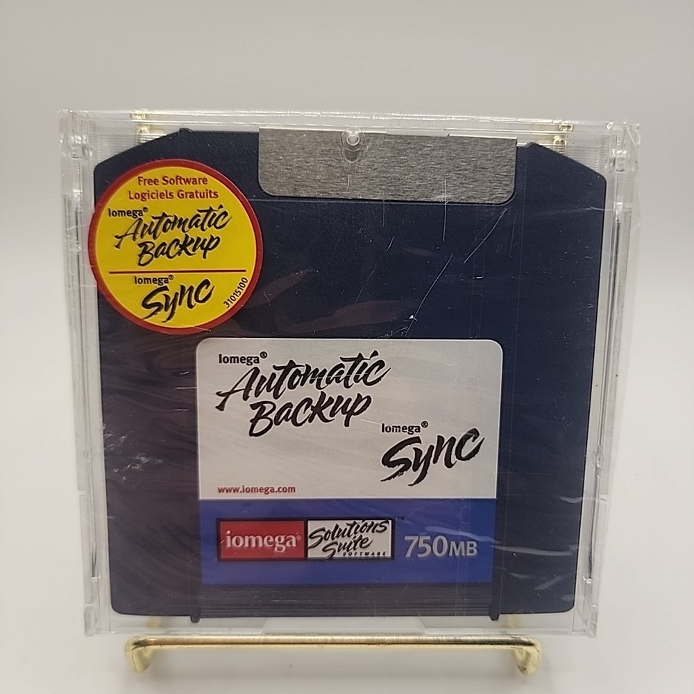 Iomega Sync 750 Mb Automatic Backup Zip Disk