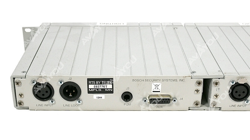 (2) RTS Telex 2CH RM-325 Rack Mount Intercom Programmable User Station