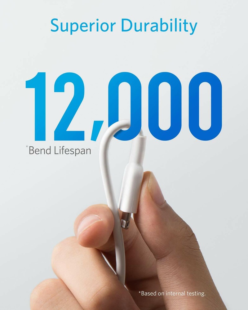 Anker USB Data Sync Charger Cable 3ft Apple MFi Certified Charging for iPhone 11