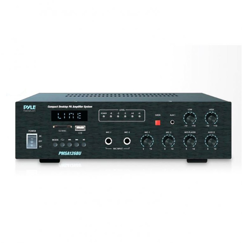 Bluetooth Public Address Compact PA Speaker & Microphone Receiver System