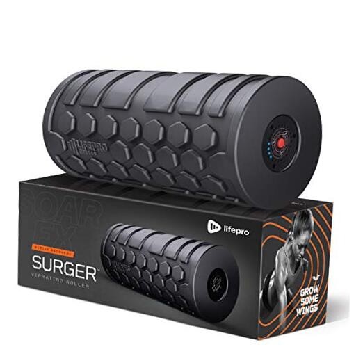 4 Speed Vibrating Foam Roller for Physical Therapy & Exercise - High Large