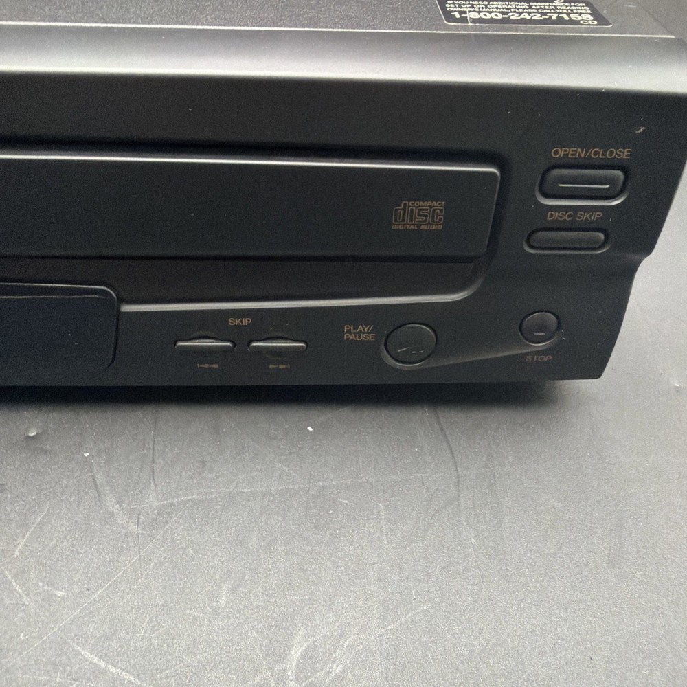 Symphonic CD5800 5 Compact Disc Automatic Changer - Tested