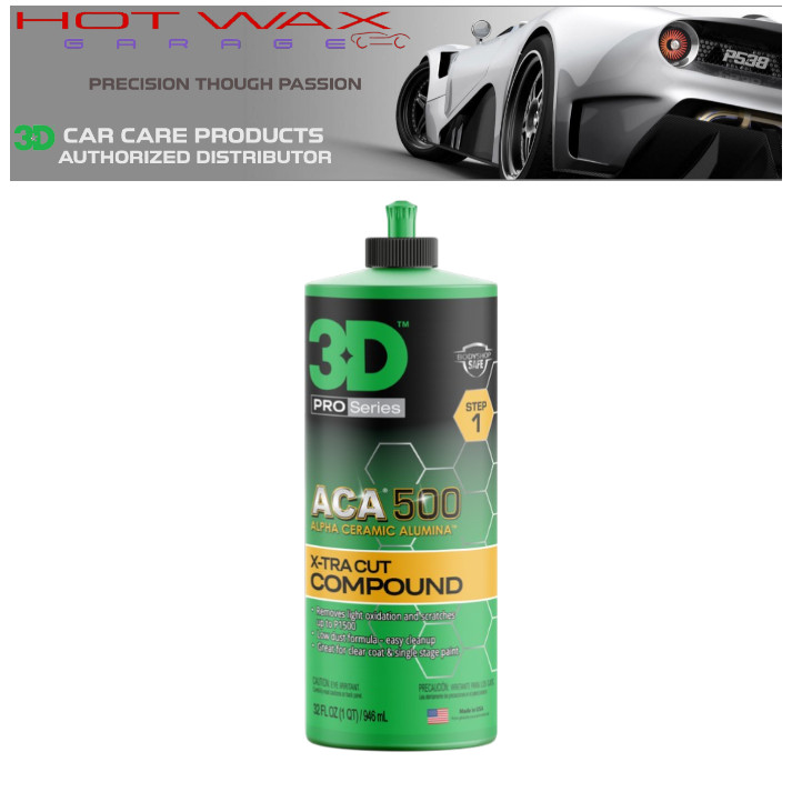 3D ACA 500 Pro Grade Rubbing Compound 500oz32 Ships Today