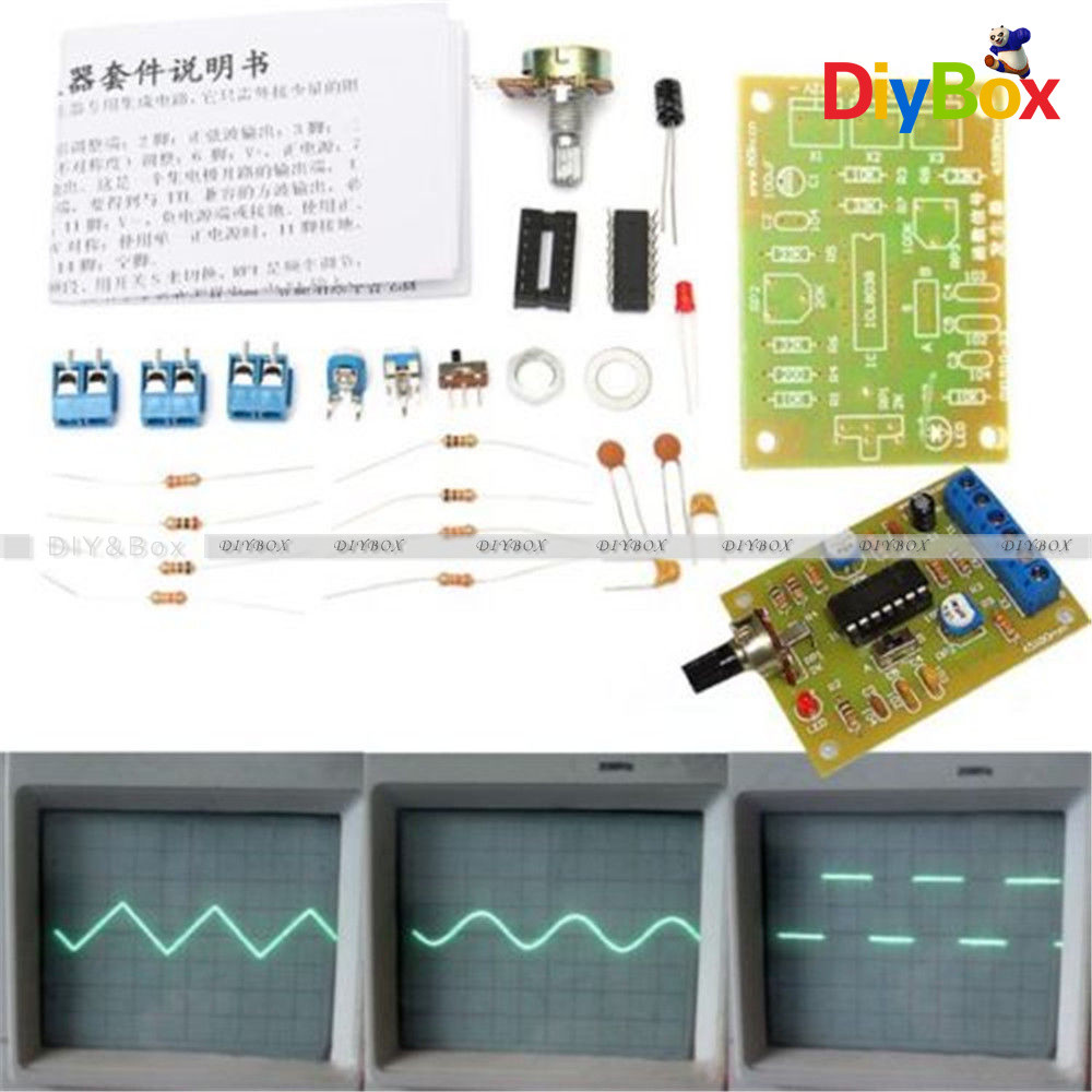 ICL8038 Function Signal Generator Module Sine Square Triangle Wave Output Sets D