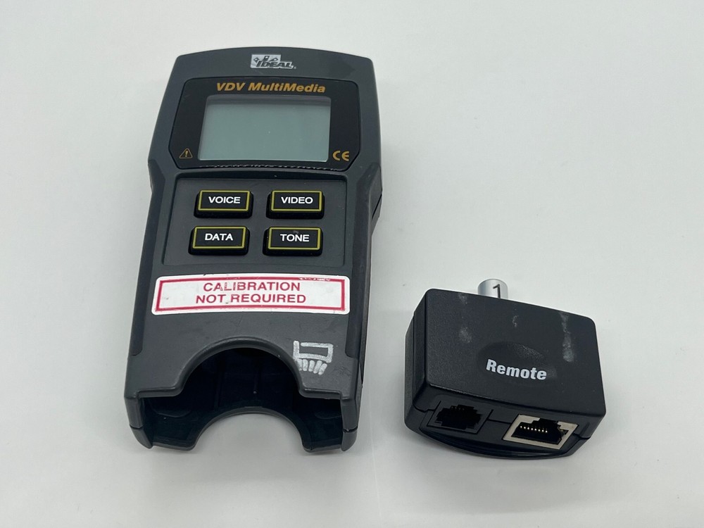 Ideal VDV Multimedia Voice Data Video Wiremapper and Tester