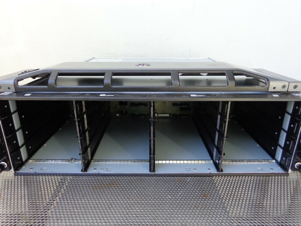 DELL Equallogic PS4000 16 3.5 HDD Bay SAN Disk Array 2x Controller 2xPSU/ No HDD