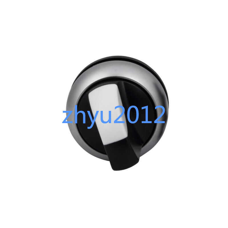 100% Test 1PCS EATON M22-WK Selector Switch Bezel Silver Button Black