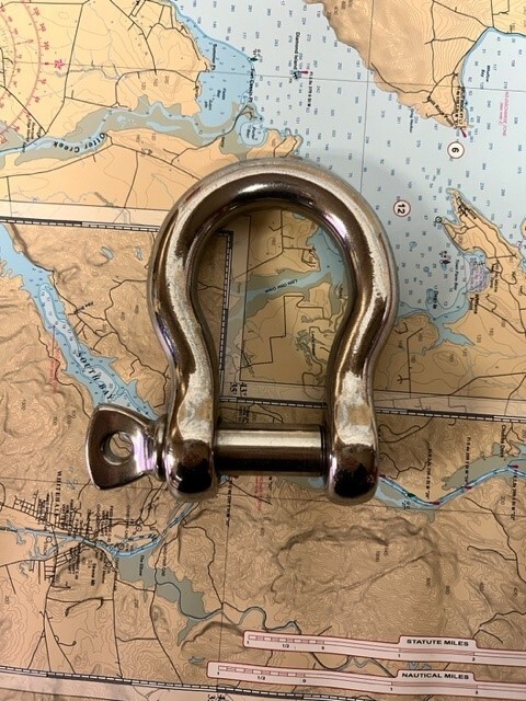 WICHARD #1248 SS 25/32 Self Locking Bow Shackle.