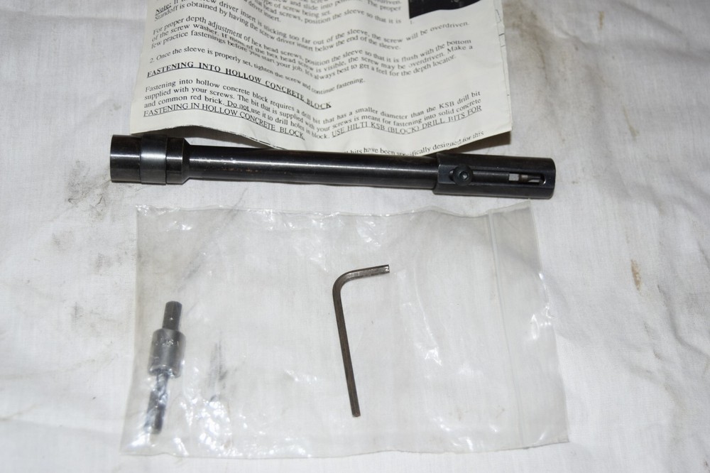 HILTI KWIK-DRIVER 653006 Hex TORX Driver