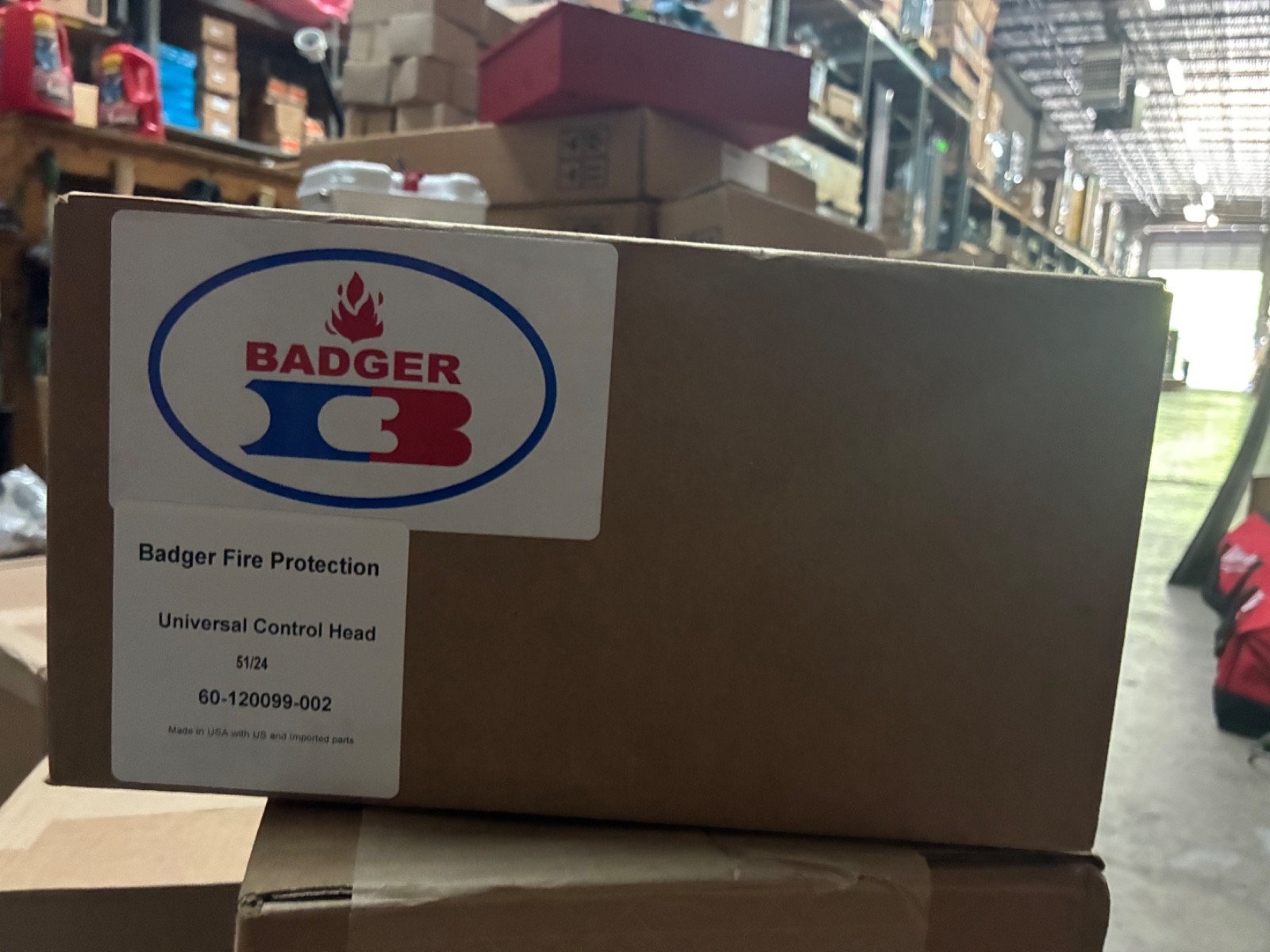 Badger Fire system control head