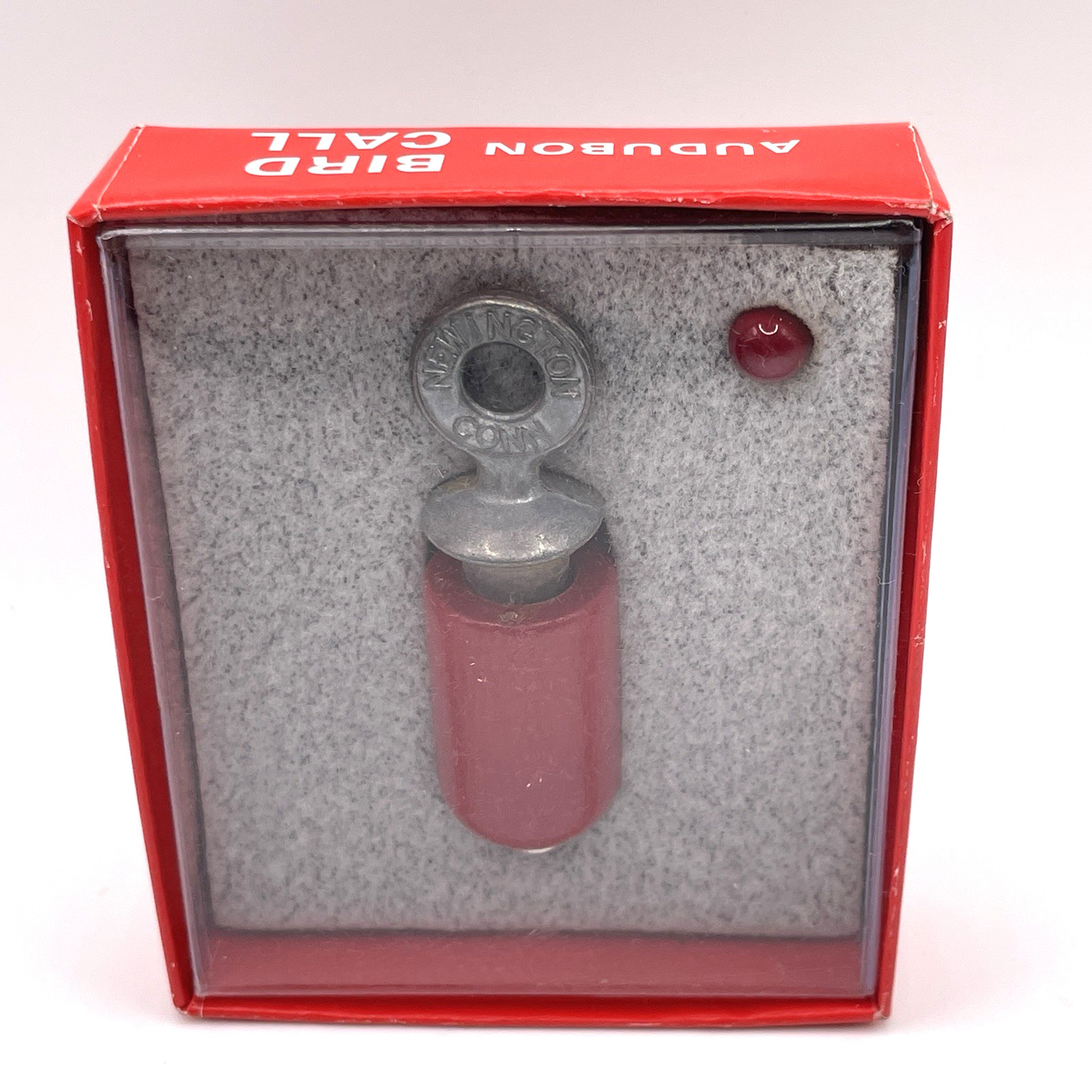 Vintage Audubon Bird Call Twist Whistle in Box