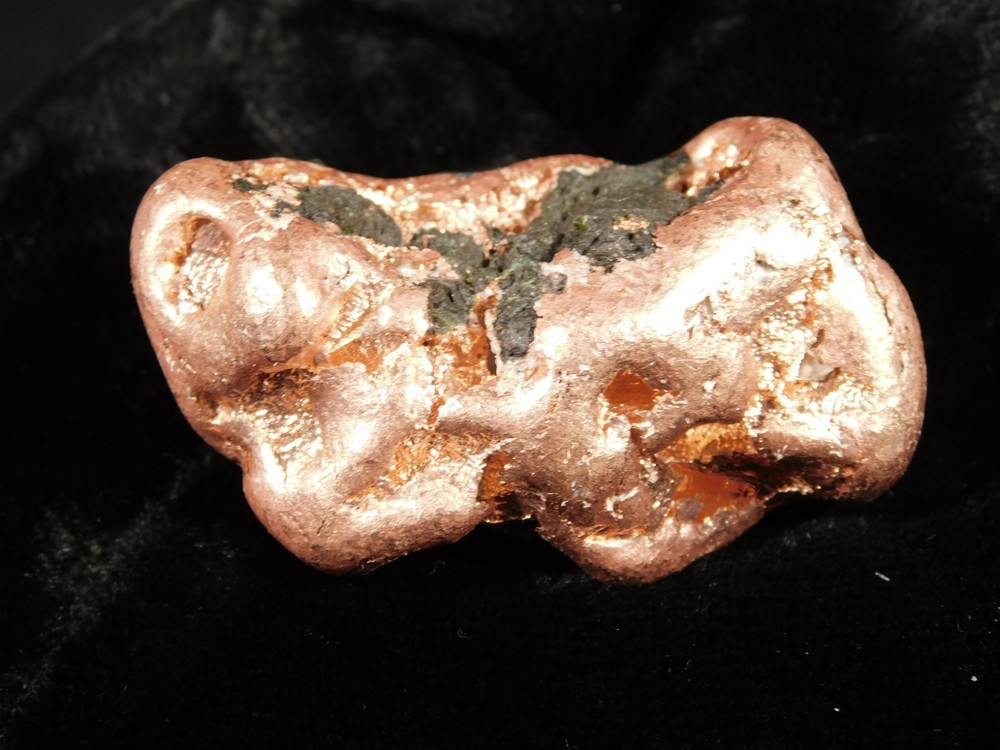 Heavy Solid 100% Natural COPPER NUGGET or Native Copper Float Michigan 98.1gr
