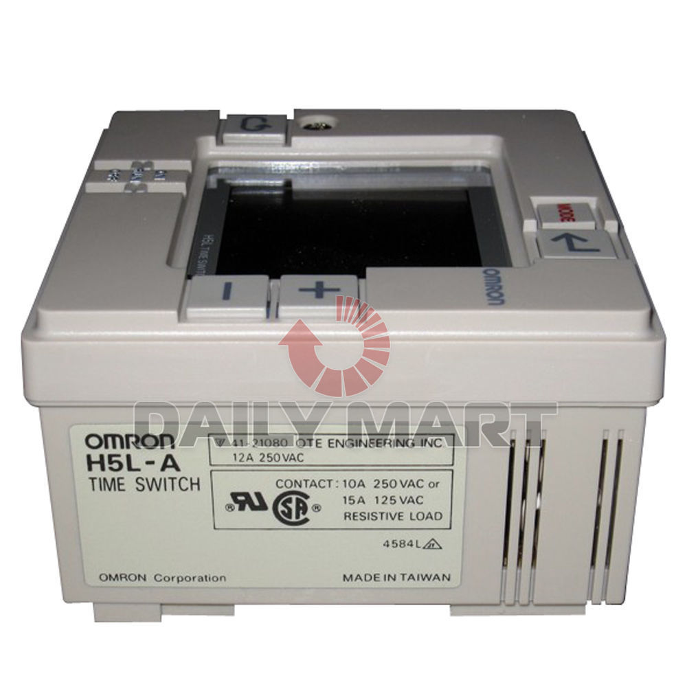 OMRON H5L-A DIGITAL 24 HOUR TIMER SWITCH TIME DELAY RELAY NEW