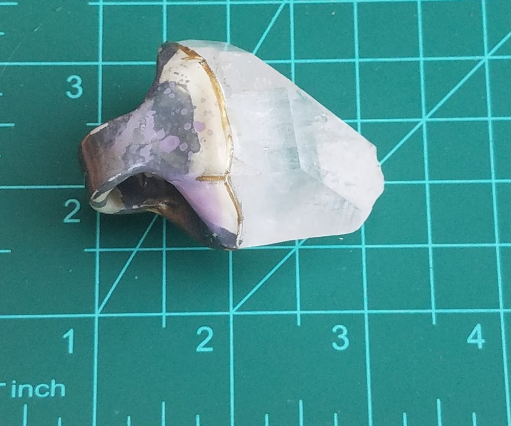 Quarts Raw Crystal Large Chunky Ring Size 5