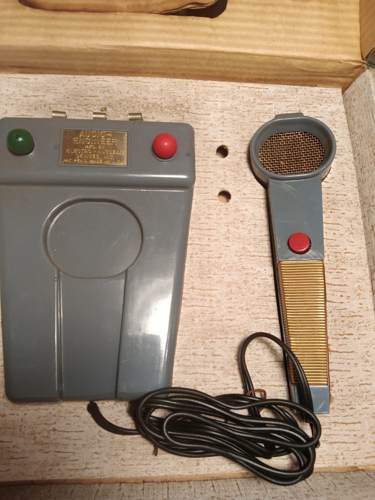 Vintage Audio Engineer Verbal Train Control System 1950 / 60s