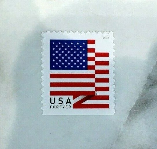 2018USA #5263 Forever U.S. Flag US - Single From Booklet  Mint  (BCA)