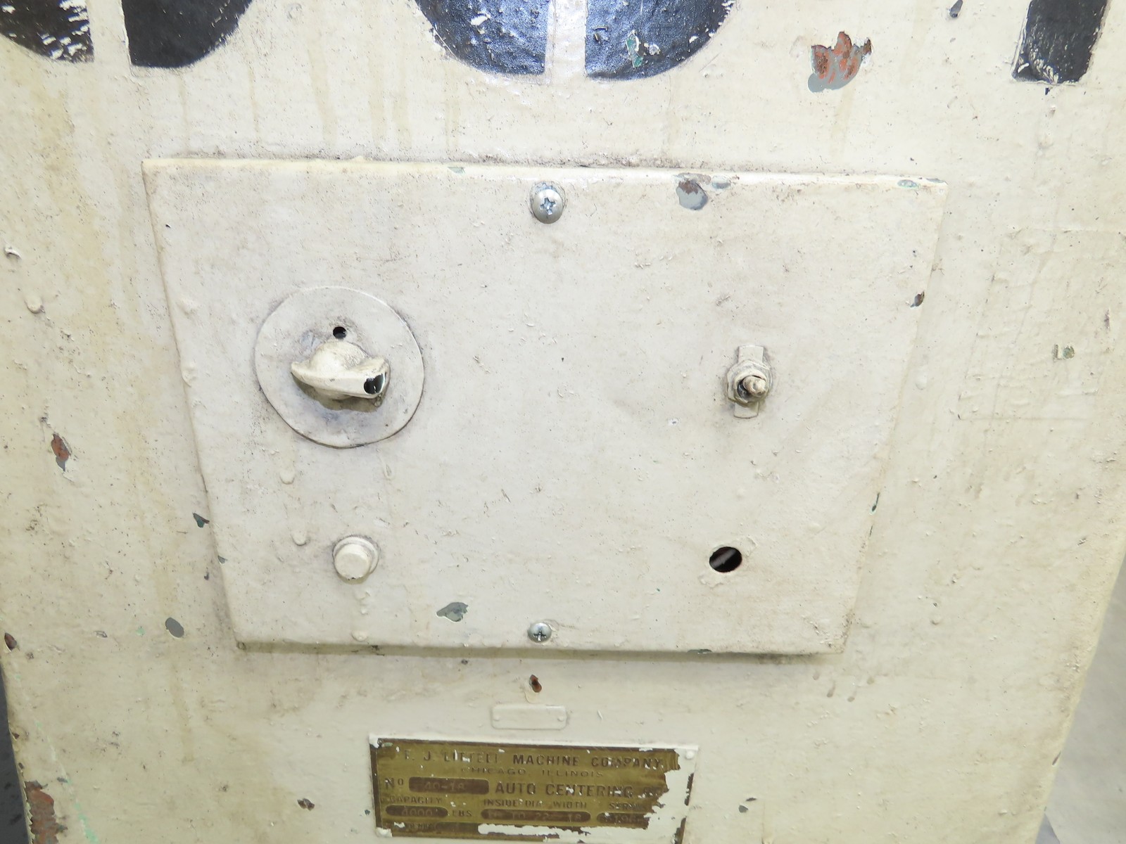 FJ Littell Machine No 40-18 Coil Stock Uncoiler 4000lbs 16-22" ID 18" W Decoiler