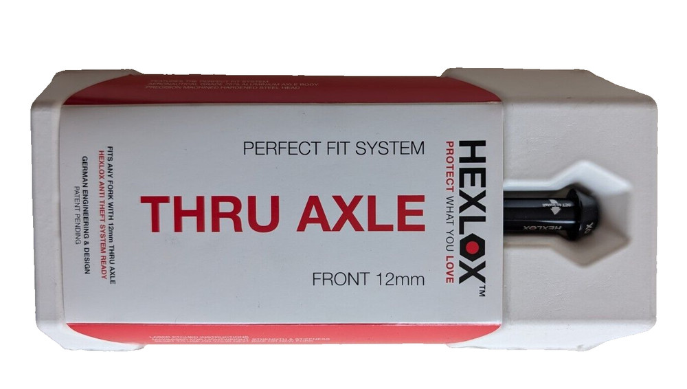 Hexlox Thru Axle Front 12mm