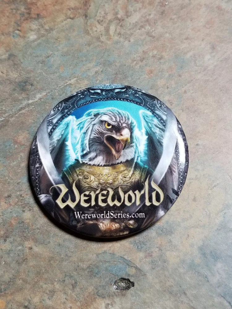 WereWorld SDCC COMIC CON BUTTON BADGE PROMO PIN Eagle