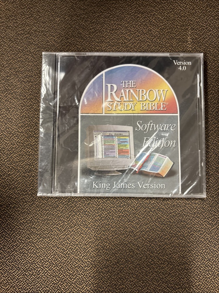 The Rainbow Study Bible Software Edition King James Version 4.0 CD-ROM- SEALED