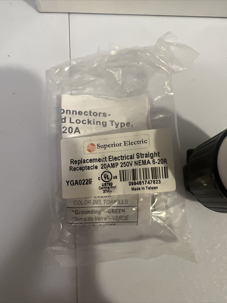 Superior Electric Genuine OEM Replacement Electrical Plug # YGA022F