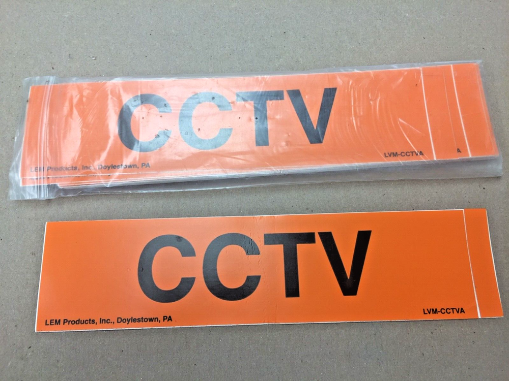 LVM-CCTA Conduit Marker, Legend "CCTV" 9 In