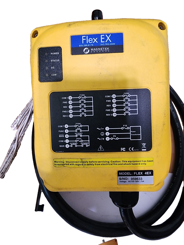 MAGNETEK FLEX 4EX / FLEX4EX RECEIVER 120 Volt